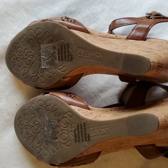 Unlisted cork wedge sandals size 9 never worn - Picture 5 of 5